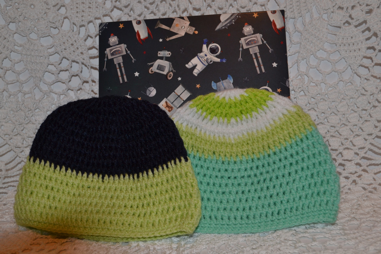Подарок новорожденному - комплект шапок - фото 4 - id-p121074117