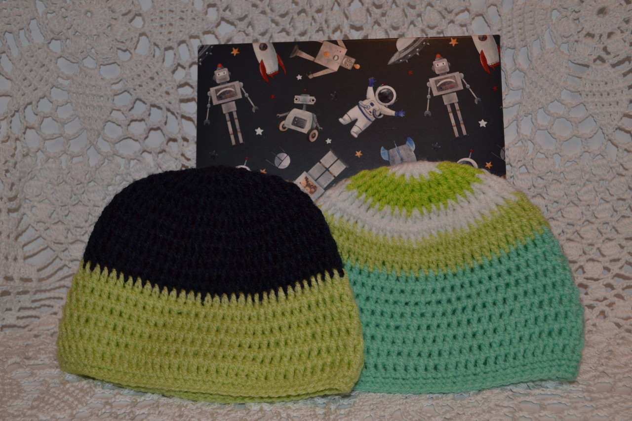 Подарок новорожденному - комплект шапок - фото 5 - id-p121074117