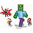 Конструктор Lari My World 11263 Зомби и красный дракон (аналог Lego Minecraft) 180 деталей, фото 2