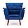 Кресло Halmar REZZO (темно-синий), фото 3