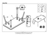 Стол обеденный Halmar HALIFAX (серо/черный), фото 7