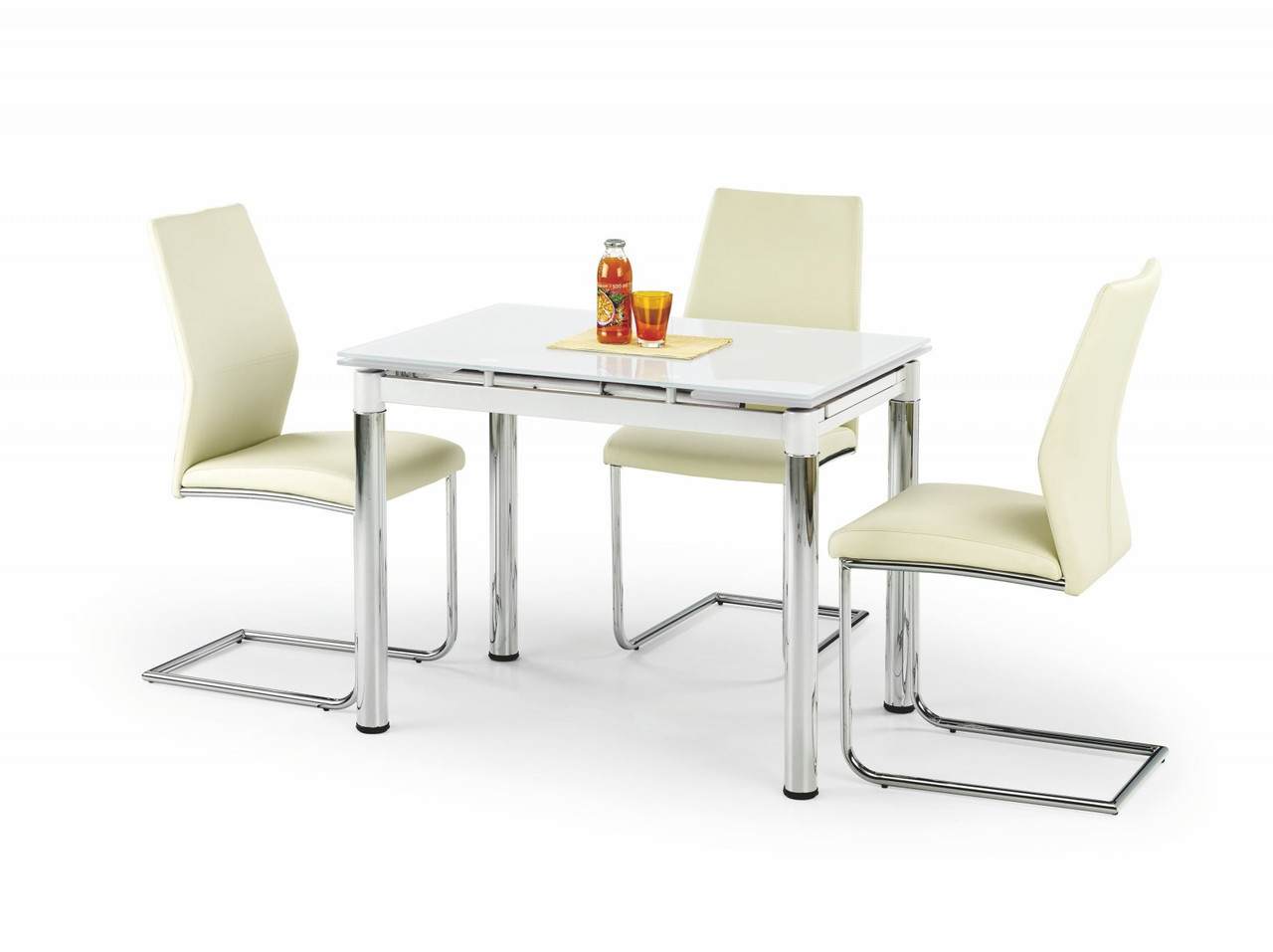 Стол обеденный Halmar LOGAN 2 (белый), фото 1