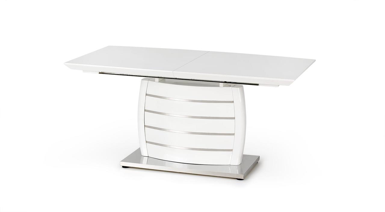 Стол обеденный Halmar ONYX, раскладной (белый), фото 1