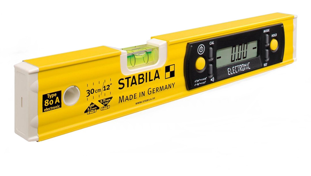 STABILA Уровень 17323 тип 80A electronic, 30см точность 0,5 мм/м