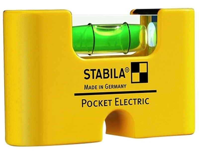 STABILA Уровень 18115 тип Pocket Electric (1гориз., 1мм/м) С зажимом для крепления к поясному ремню - фото 2 - id-p120428298