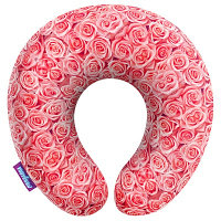 Подушка - антистресс под шею "Чайная роза" (розовый)
