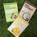 Тканевая маска с экстрактом авокадо FarmStay Real Avocado Essence Mask, фото 2