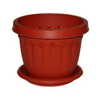 Кашпо для цветов с поддоном Флавия 10 л elf 262