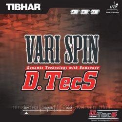 Накл д/ракетки н/т TIBHAR Vari Spin D.TecS 2.0 red арт 7825 - фото 1 - id-p121121866