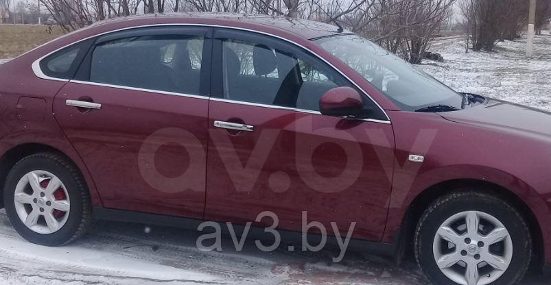 Ветровики Nissan Almera G11 седан RUS 2013-2020 / Ниссан Альмера - фото 2 - id-p85280346