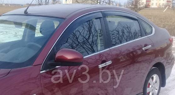 Ветровики Nissan Almera G11 седан RUS 2013-2020 / Ниссан Альмера