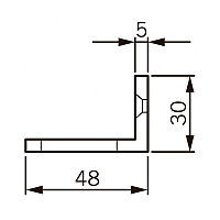 L-кронштейн для EMC 600 ALH и EMC 600-2 ALH