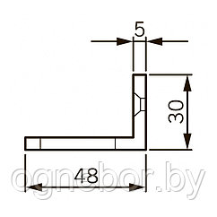 L-кронштейн для EMC 600 ALH и EMC 600-2 ALH