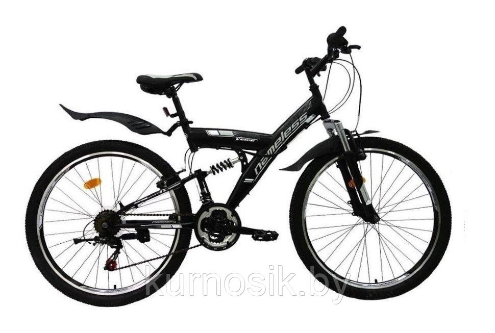 Мужской велосипед Nameless V6100 26" черно-серый