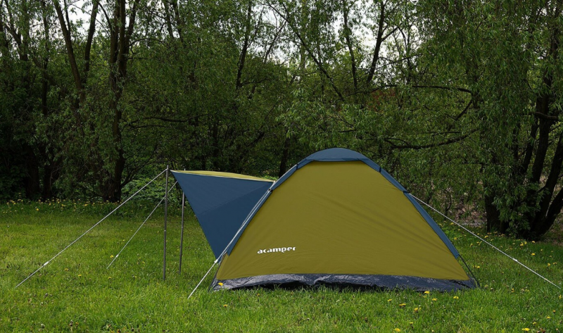 Палатка Acamper Monodome 4 зелёная - фото 3 - id-p121158385