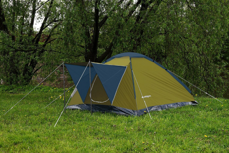 Палатка Acamper Monodome 4 зелёная - фото 4 - id-p121158385