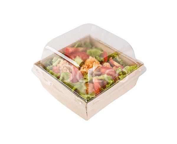 Упаковка для салатов ECO Prizma 550 (50 штук в упаковке) - фото 1 - id-p121177336
