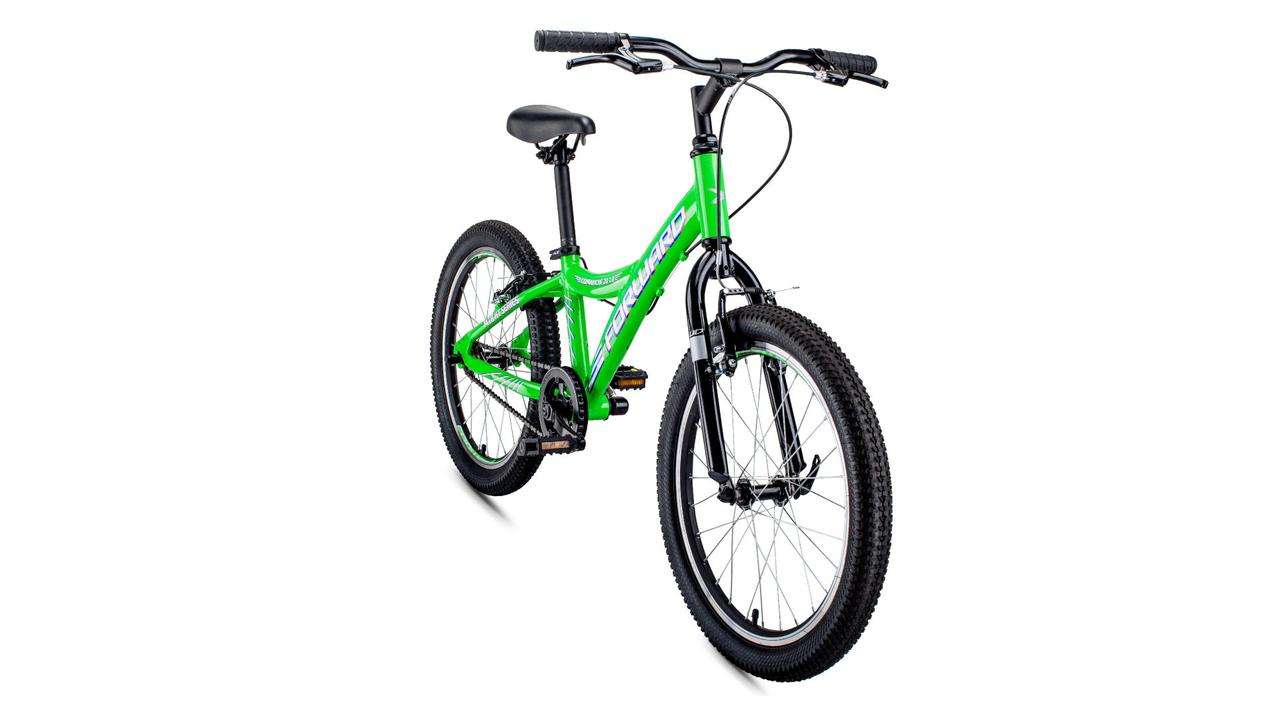 Велосипед детский Forward Comanche 20" 1.0 зеленый - фото 4 - id-p121191190