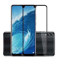 Защитное стекло для Huawei Honor 8X с полной проклейкой (Full Screen), черное