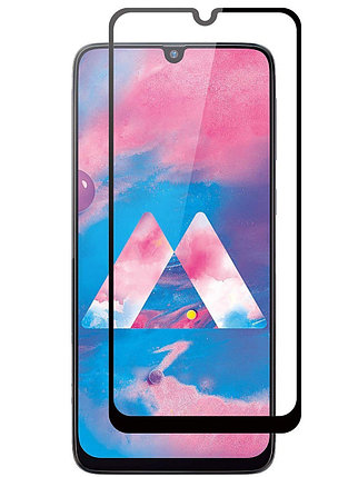 Защитное стекло для Samsung Galaxy A50 с полной проклейкой (Full Screen), черное, фото 2