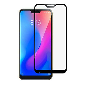 Защитное стекло для Xiaomi Mi 8 Lite с полной проклейкой (Full Screen), черное