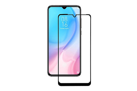Защитное стекло для Xiaomi Mi 9 Lite с полной проклейкой (Full Screen), черное, фото 2