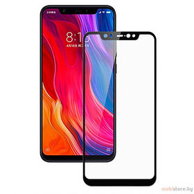 Защитное стекло для Xiaomi Redmi Note 6 Pro с полной проклейкой (Full Screen), черное