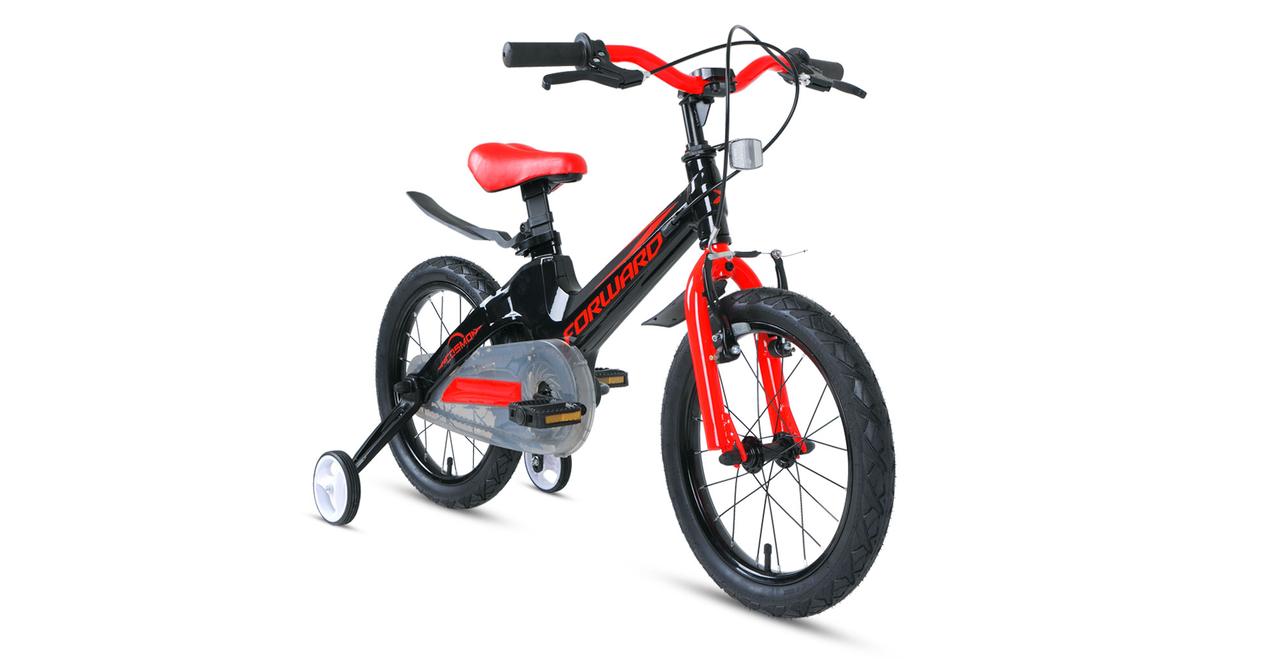 Велосипед детский Forward Cosmo 16" 2.0 черный/красный - фото 2 - id-p121195291