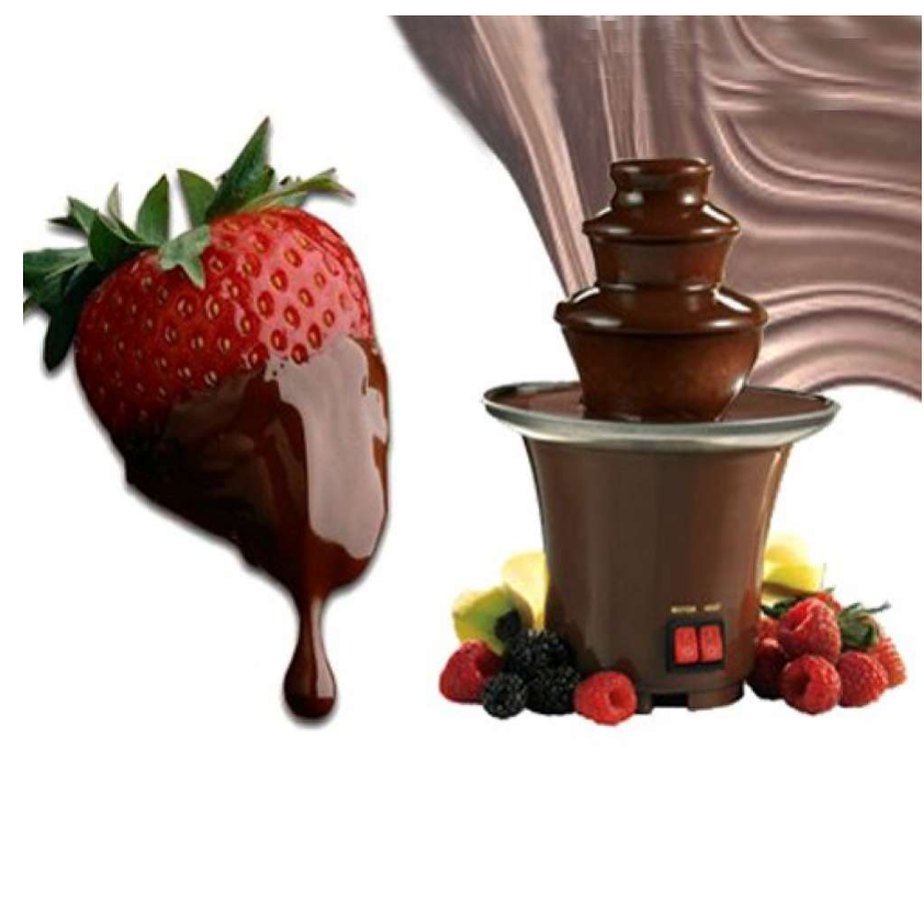 Шоколадный фонтан фондю Chocolate Fondue Fountain Mini - фото 2 - id-p121197289