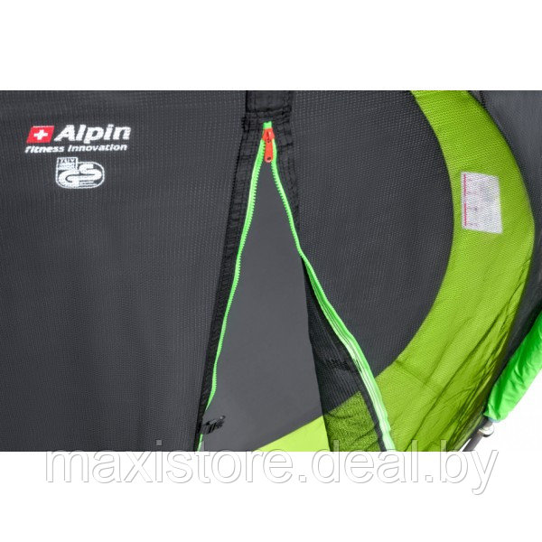 Батут ALPIN 2,52м с защитной сеткой и лестницей - фото 4 - id-p121205185