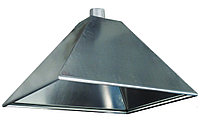 Зонт вытяжной КУПОЛ ЗВПО 1250*1250*450 мм, нерж. сталь