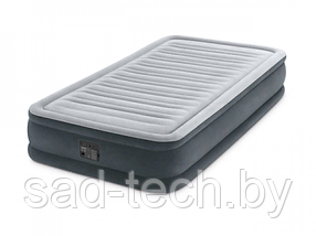 Надувная кровать Twin Comfort-Plush, 99х191х33 см, встр. электрич. насос, INTEX