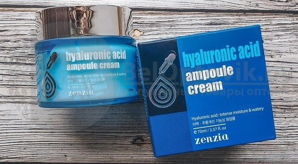 Уценка Zenzia крем для лица Ampoule Cream, 70ml Original Korea С гиалуроновой кислотой Hyaluronic Ampule - фото 4 - id-p121220212