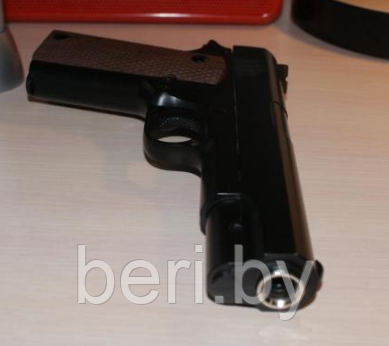 C.8 Пистолет пневматический детский, металлический Airsoft Gun - фото 7 - id-p121218613