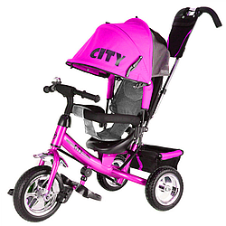 Велосипед детский трёхколесный Сity Trike фиолетовый 5182V-EVA