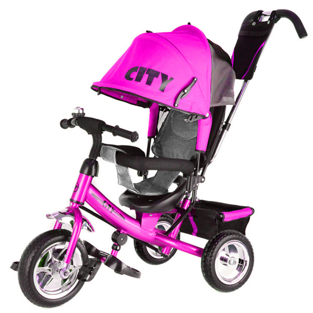 Велосипед детский трёхколесный Сity Trike фиолетовый 5182V-EVA - фото 1 - id-p121237726