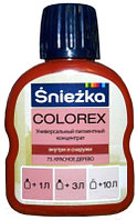 Краситель Sniezka Colorex №73 красное дерево 0.10 л (Польша)