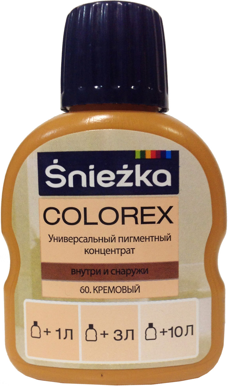 Краситель Sniezka Colorex №60 кремовый 0.10 л (Польша)