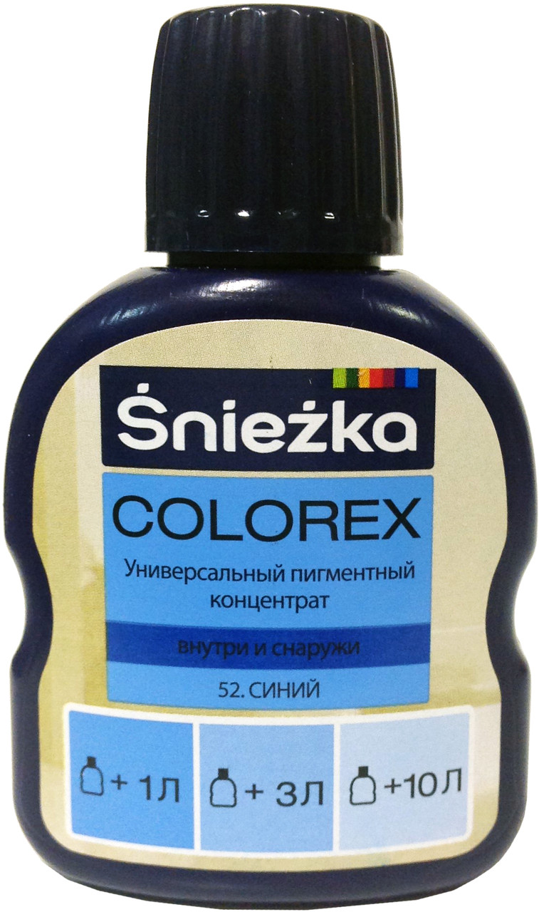 Краситель Sniezka Colorex №52 синий 0.10 л (Польша)