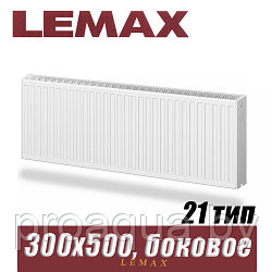 Стальной радиатор Lemax Compact тип 21 300x500 мм
