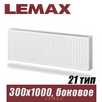Стальной радиатор Lemax Compact тип 21 300x1000 мм
