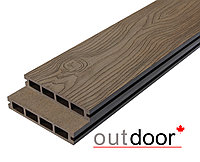 Террасная доска ДПК Outdoor 3D 150*25*4000 мм. OCEAN BROWN коричневая