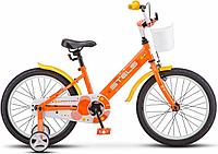 Велосипед Stels Captain 18" V010 (5-8 лет) Красный Оранжевый