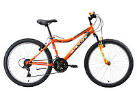 Велосипед подростковый Black One Ice 24" оранжево-серый