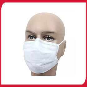 Защитная маска, белая (трёхслойная)