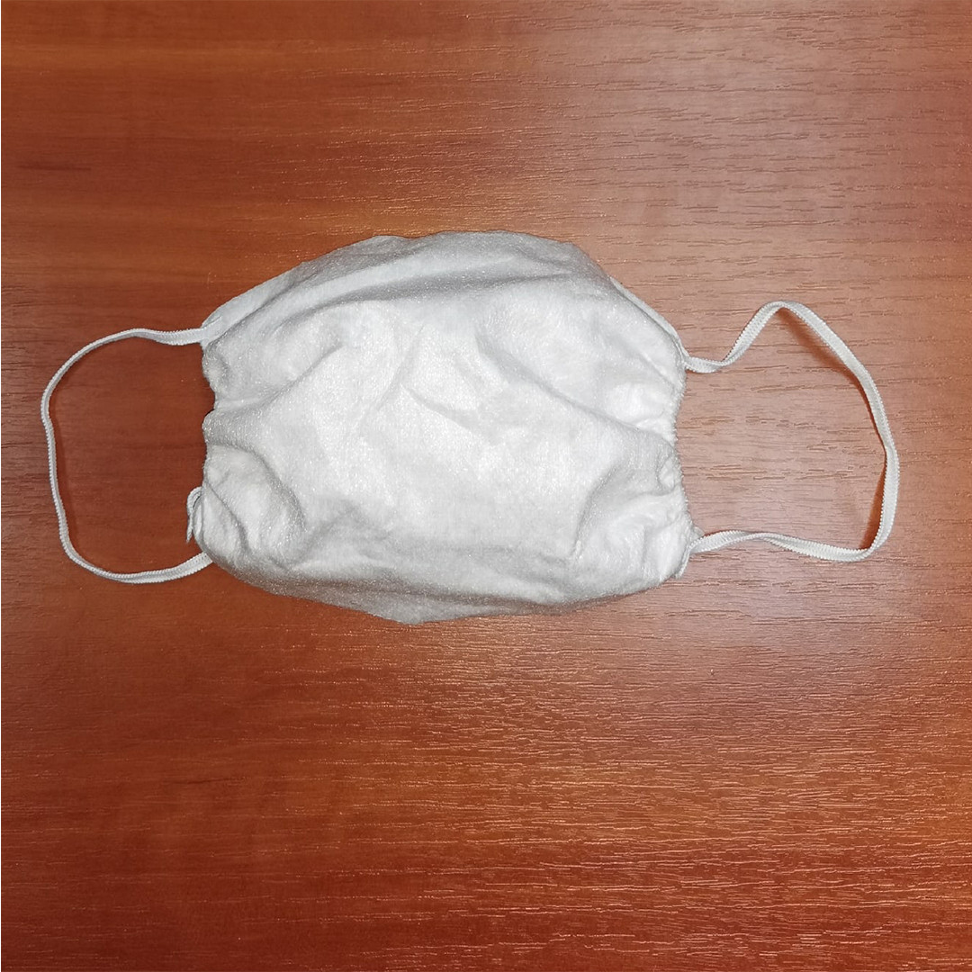 Защитная маска, белая (трёхслойная) - фото 3 - id-p121280054