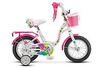 Детский велосипед Stels Jolly 12" V010 (1.5-3 года) бело-розовый 2022
