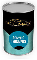 Разбавитель акриловых грунтов и лаков универсальный Polimax THINNER 1кг.