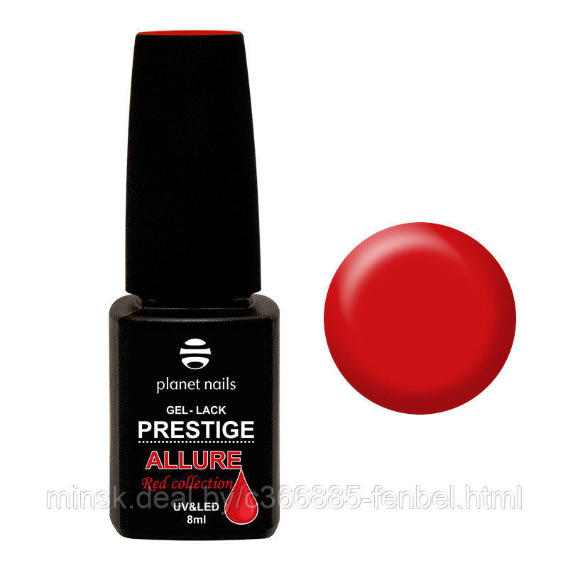 "Planet Nails" Гель-лак, "PRESTIGE ALLURE" Red Collection - 649, 8мл.