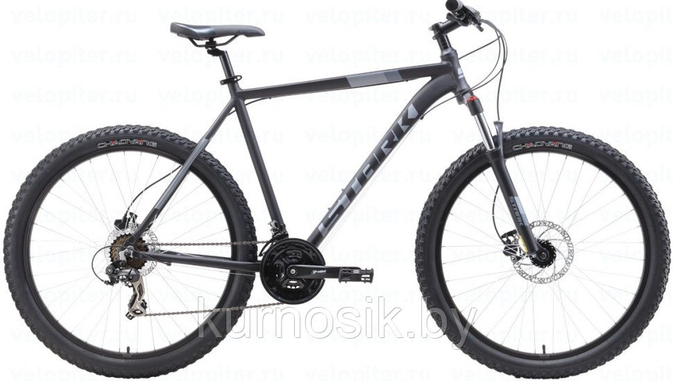 Велосипед Stark Hunter 27.2+ HD черный-серый 22" - фото 1 - id-p121295253
